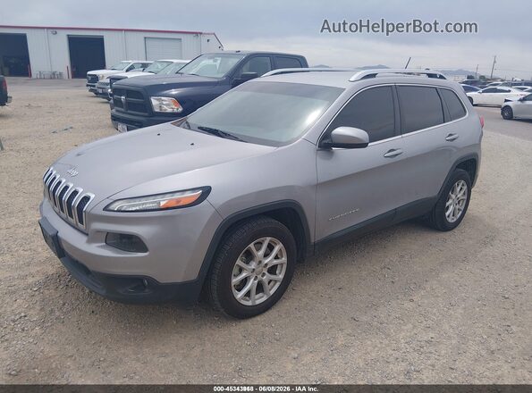 1C4PJLCX8JD590013 2018 JEEP CHEROKEE Gray წინა მარცხენა ხედი სამი მეოთხედიდან