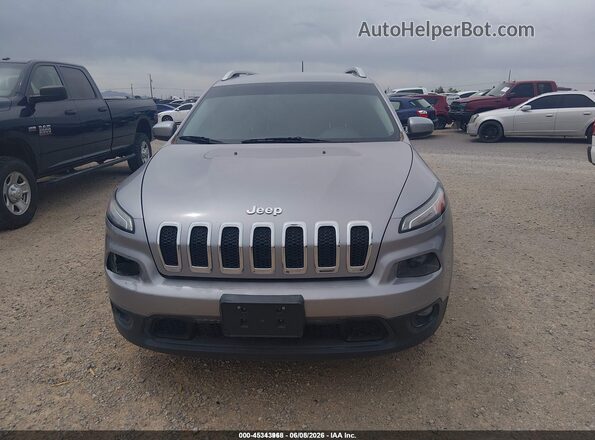 1C4PJLCX8JD590013 2018 JEEP CHEROKEE Gray ხელსაწყოთა პანელის ხედი