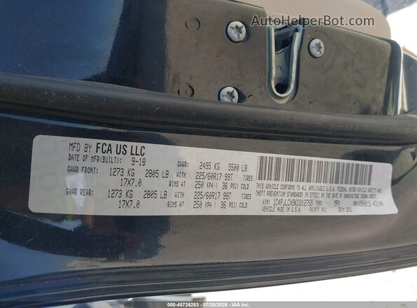 1C4PJLCX9KD312755 2019 JEEP CHEROKEE Black ძრავის განყოფილების ხედი