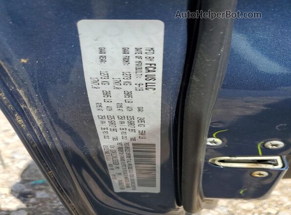1C4PJLCXXLD521620 2020 JEEP CHEROKEE Blue Շարժիչի բաժամունքի տեսք