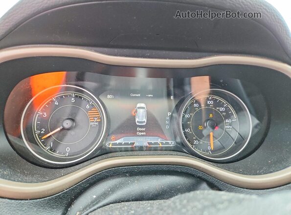 1C4PJLDB0GW211800 2016 JEEP CHEROKEE White Widok zestawu wskaźników