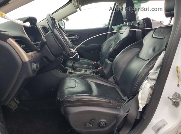 1C4PJLDB0GW211800 2016 JEEP CHEROKEE White Widok wnętrza z przodu