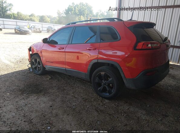1C4PJLDB0HW643482 2017 JEEP CHEROKEE Red Trasero izquierdo