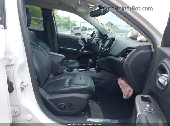 1C4PJLDB0KD243344 2019 JEEP CHEROKEE White წინა სალონის ხედი