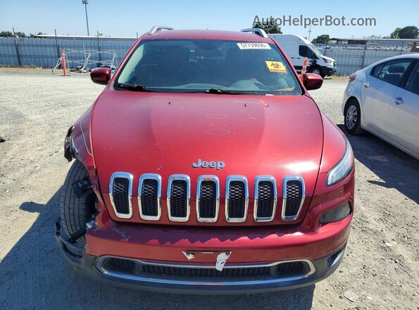 1C4PJLDB1HW516563 2017 JEEP CHEROKEE Red Դիմացի տեսք