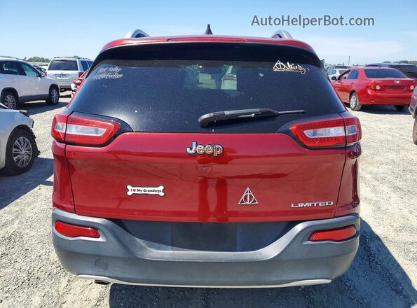 1C4PJLDB1HW516563 2017 JEEP CHEROKEE Red Հետևի տեսք