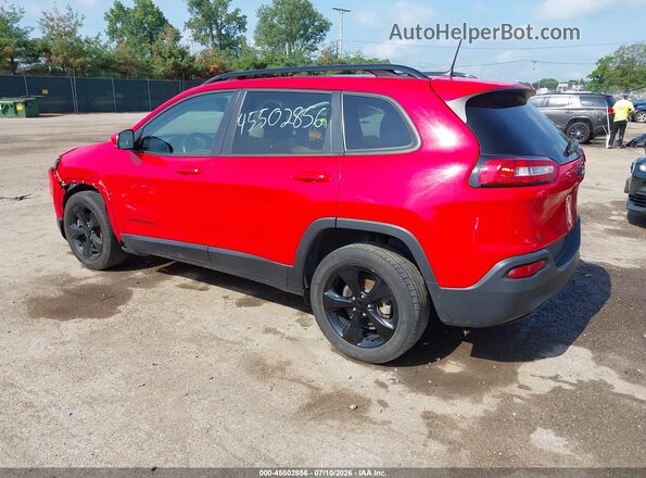 1C4PJLDB1HW667046 2017 JEEP CHEROKEE LIMITED FWD Red Tył lewy
