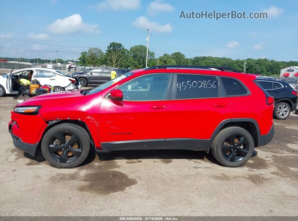 1C4PJLDB1HW667046 2017 JEEP CHEROKEE LIMITED FWD Red Widok wnętrza 360 stopni