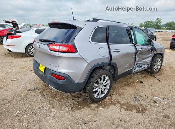 1C4PJLDB1JD523529 2018 JEEP CHEROKEE Серебряный Задняя правая четверть