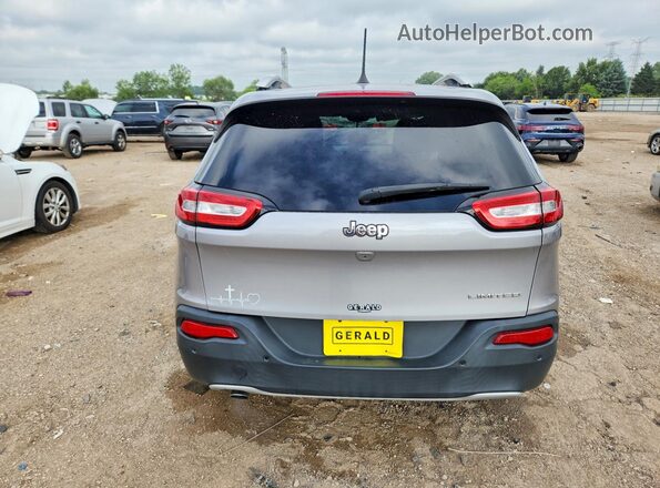1C4PJLDB1JD523529 2018 JEEP CHEROKEE Серебряный Вид сзади