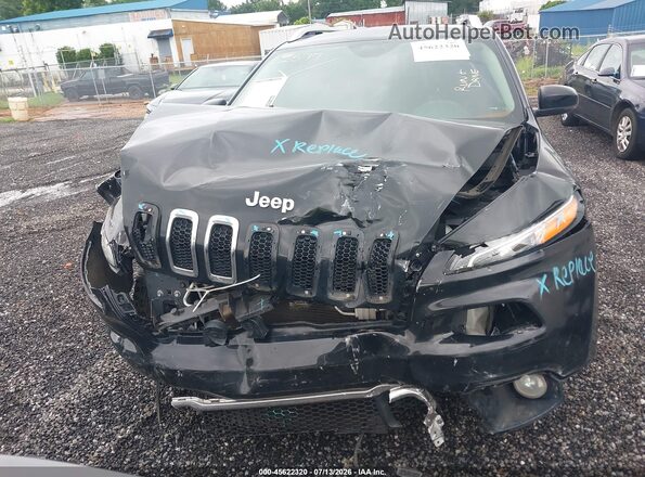 1C4PJLDB1JD567918 2018 JEEP CHEROKEE Черный Вид щитка приборов