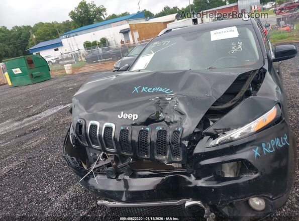 1C4PJLDB1JD567918 2018 JEEP CHEROKEE Черный Вид спереди