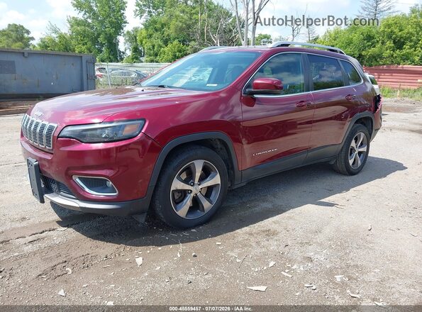 1C4PJLDB1LD525459 2020 JEEP CHEROKEE Red Przód lewy
