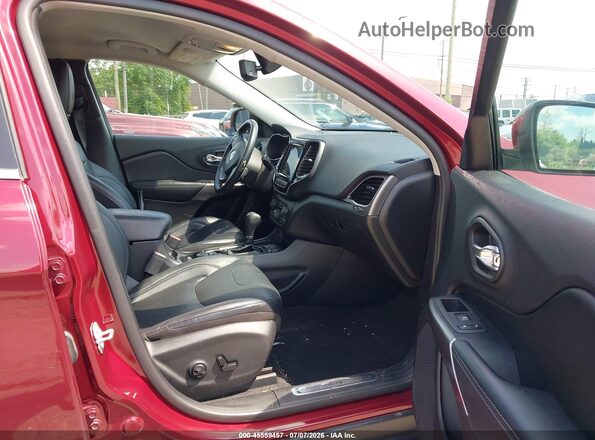1C4PJLDB1LD525459 2020 JEEP CHEROKEE Red Widok wnętrza z przodu