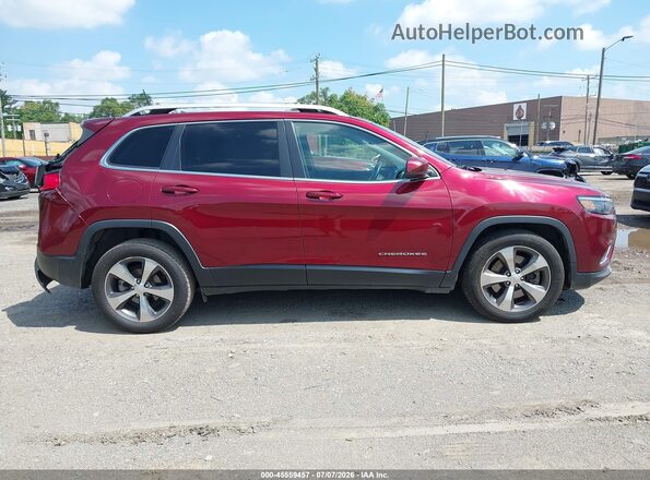 1C4PJLDB1LD525459 2020 JEEP CHEROKEE Red Widok wnętrza z tyłu