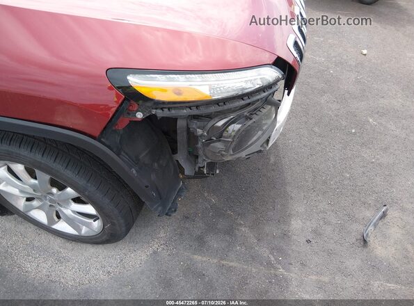 1C4PJLDB2HW525918 2017 JEEP CHEROKEE Red 