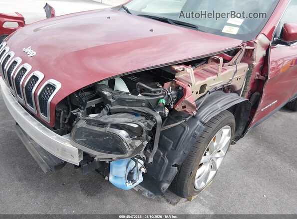 1C4PJLDB2HW525918 2017 JEEP CHEROKEE Red 