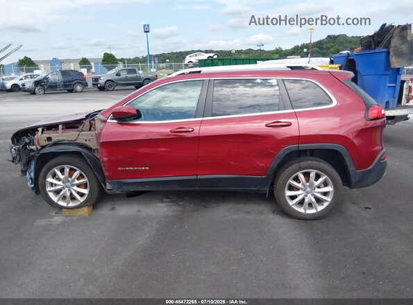 1C4PJLDB2HW525918 2017 JEEP CHEROKEE Red 