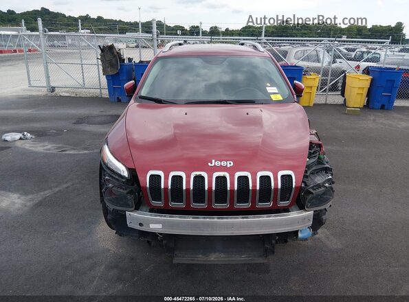 1C4PJLDB2HW525918 2017 JEEP CHEROKEE Red Вид задньої частини салону