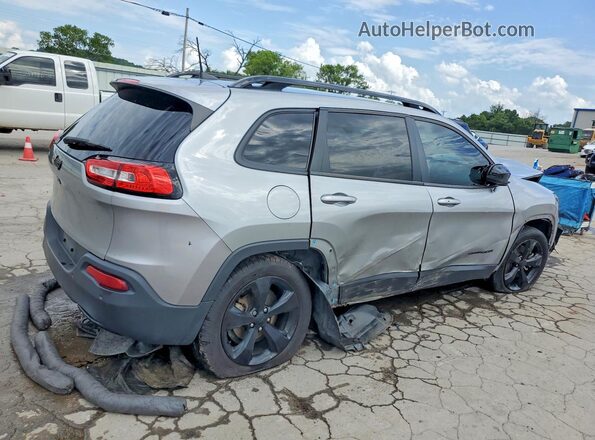 1C4PJLDB2HW642981 2017 JEEP CHEROKEE Silver Trasero derecho