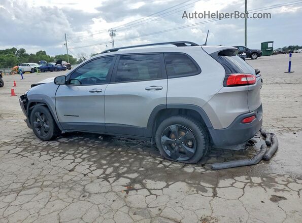 1C4PJLDB2HW642981 2017 JEEP CHEROKEE Silver Trasero izquierdo