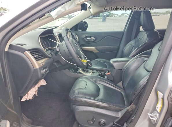 1C4PJLDB2HW642981 2017 JEEP CHEROKEE Silver Vista interior delantera