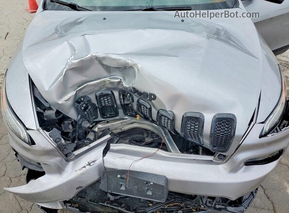 1C4PJLDB2HW642981 2017 JEEP CHEROKEE Silver Vista del compartimento del motor
