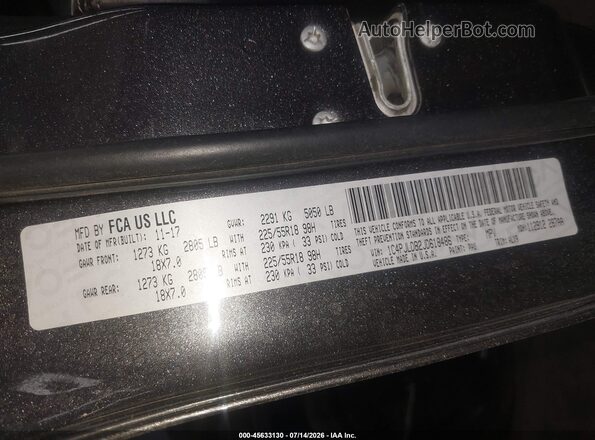 1C4PJLDB2JD618486 2018 JEEP CHEROKEE Gray Engine compartment view
