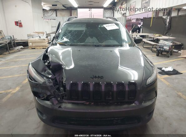 1C4PJLDB2JD618486 2018 JEEP CHEROKEE Gray Instrument cluster view