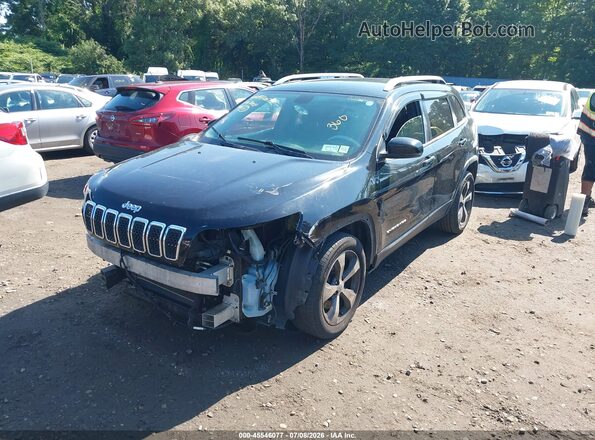 1C4PJLDB2KD433968 2019 JEEP CHEROKEE Black წინა მარცხენა ხედი სამი მეოთხედიდან