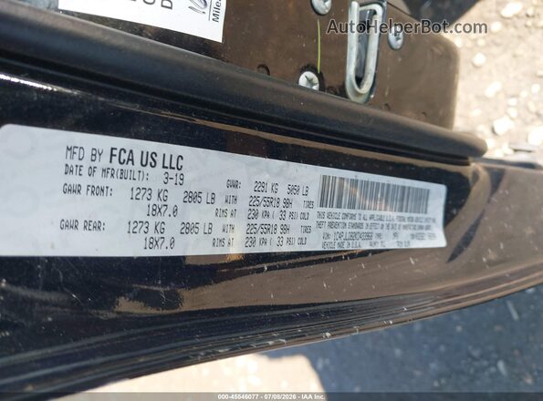 1C4PJLDB2KD433968 2019 JEEP CHEROKEE Black ძრავის განყოფილების ხედი