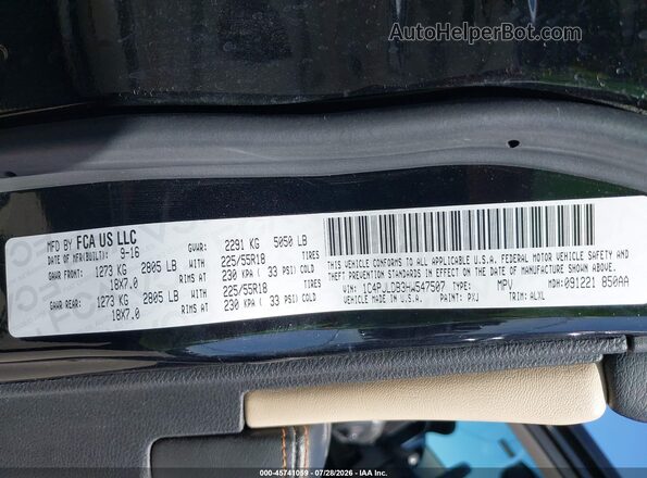 1C4PJLDB3HW547507 2017 JEEP CHEROKEE Black ძრავის განყოფილების ხედი