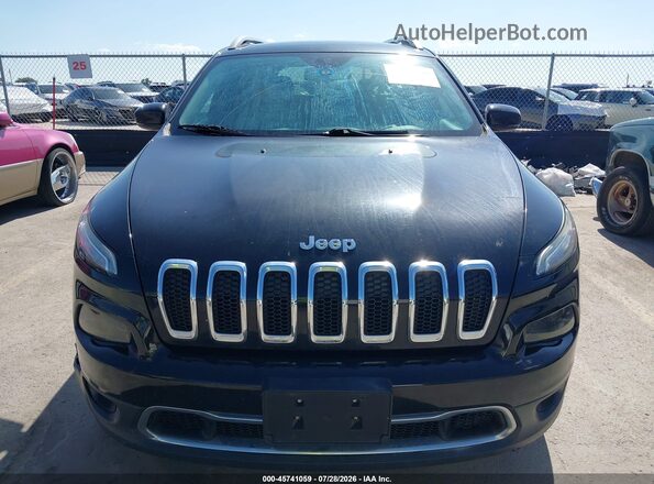 1C4PJLDB3HW547507 2017 JEEP CHEROKEE Black ხელსაწყოთა პანელის ხედი