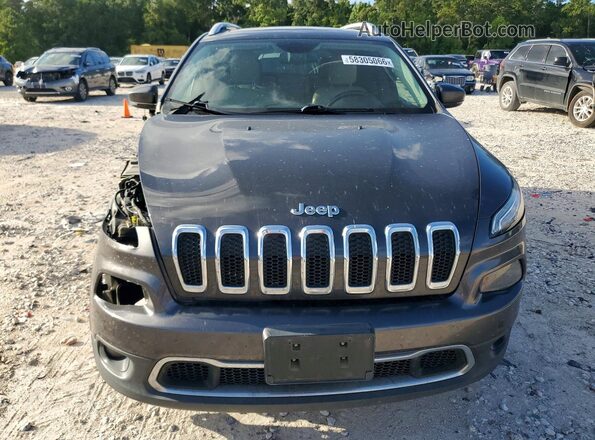1C4PJLDB3HW623534 2017 JEEP CHEROKEE Gray Front view