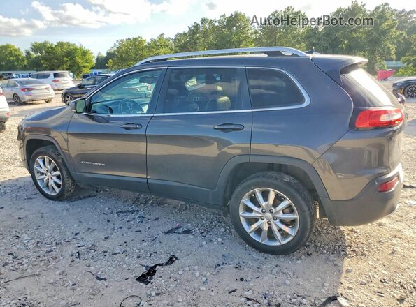 1C4PJLDB3HW623534 2017 JEEP CHEROKEE Gray Rear left