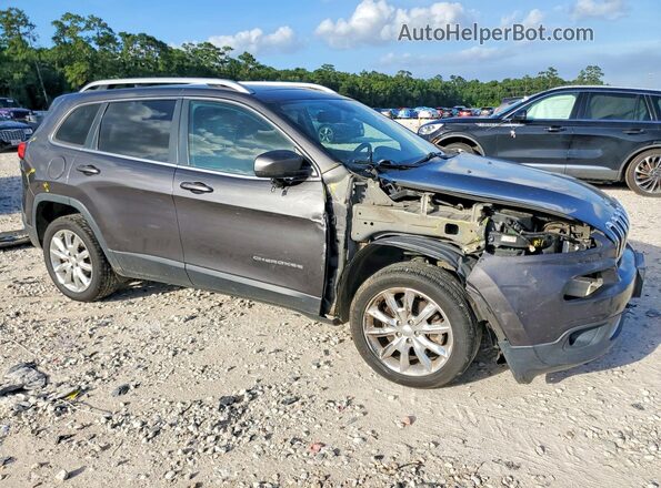 1C4PJLDB3HW623534 2017 JEEP CHEROKEE Gray Front right
