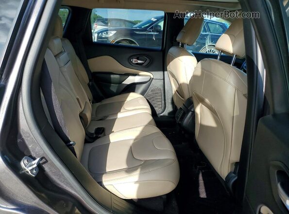 1C4PJLDB3HW623534 2017 JEEP CHEROKEE Gray Rear interior view