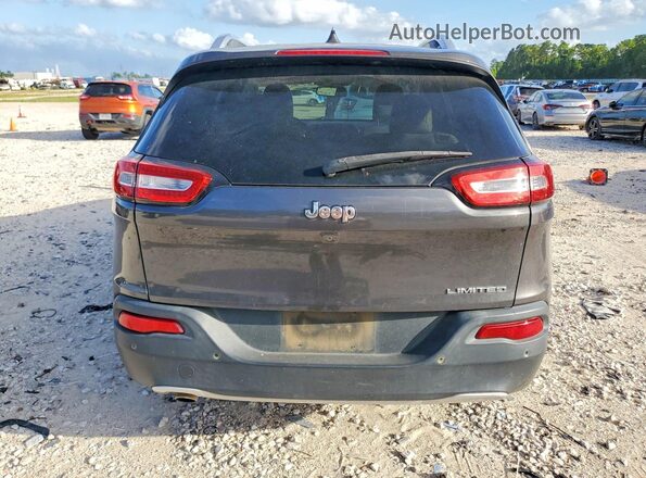 1C4PJLDB3HW623534 2017 JEEP CHEROKEE Gray Rear view