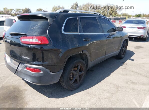 1C4PJLDB3JD523726 2018 JEEP CHEROKEE Black უკანა მარჯვენა