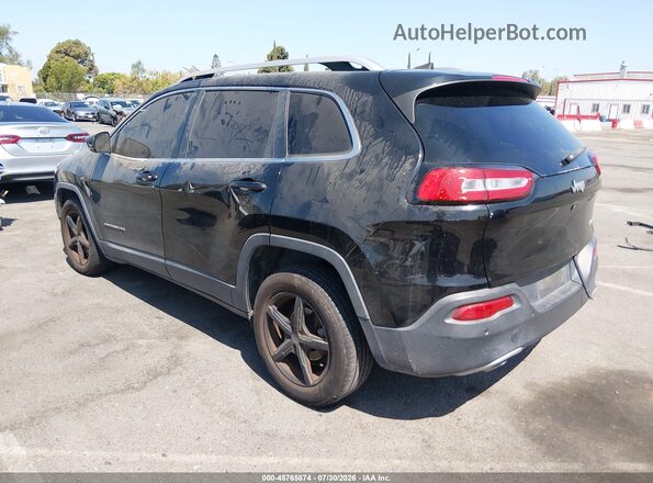 1C4PJLDB3JD523726 2018 JEEP CHEROKEE Black უკანა მარცხენა