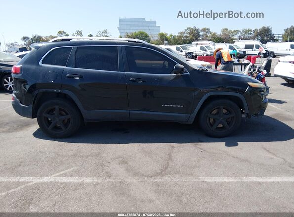 1C4PJLDB3JD523726 2018 JEEP CHEROKEE Black უკანა სალონის ხედი