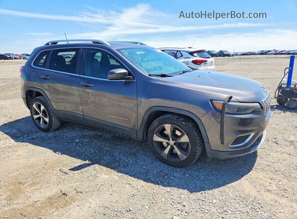 1C4PJLDB3KD302256 2019 JEEP CHEROKEE Серый Передняя правая четверть
