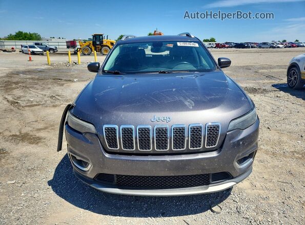 1C4PJLDB3KD302256 2019 JEEP CHEROKEE Серый Вид спереди