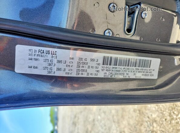 1C4PJLDB3KD302256 2019 JEEP CHEROKEE Серый Вид наклейки с VIN-кодом