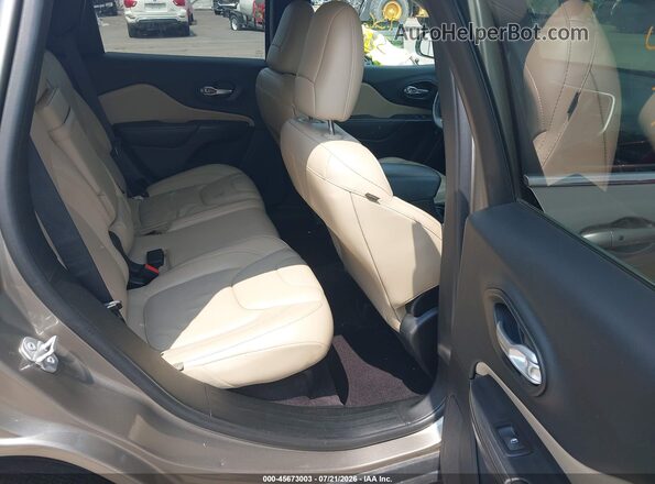 1C4PJLDB4GW347587 2016 JEEP CHEROKEE Brown VIN კოდის სტიკერის ხედი