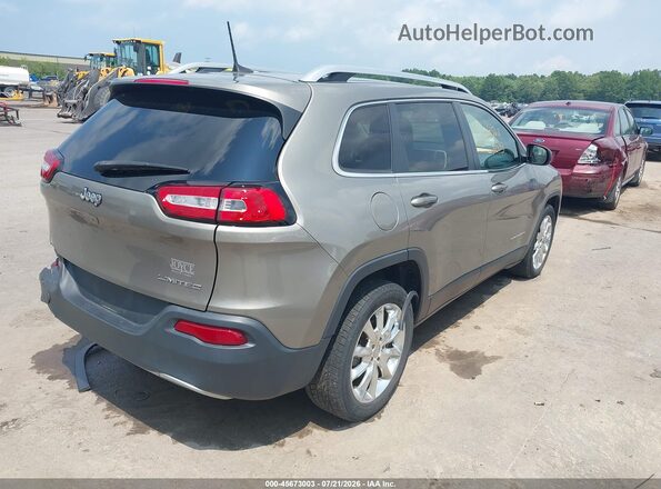 1C4PJLDB4GW347587 2016 JEEP CHEROKEE Brown უკანა მარჯვენა