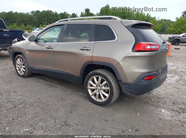 1C4PJLDB4HW626734 2017 JEEP CHEROKEE Champagne Հետևի ձախ