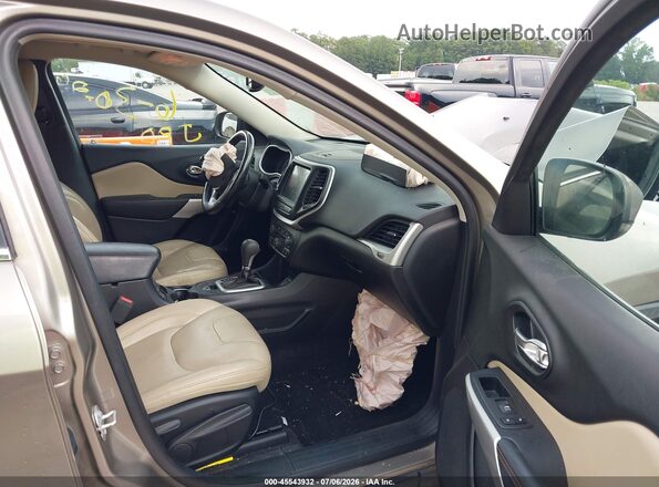 1C4PJLDB4HW626734 2017 JEEP CHEROKEE Champagne Սալոնի դիմացի տեսք