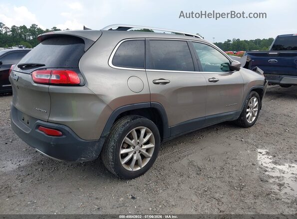 1C4PJLDB4HW626734 2017 JEEP CHEROKEE Champagne Հետևի աջ