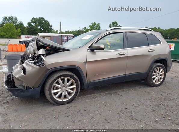1C4PJLDB4HW626734 2017 JEEP CHEROKEE Champagne 